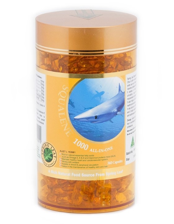 Spring Leaf 角鲨烯胶囊 1000mg 360粒 （心脑健康 免疫力）