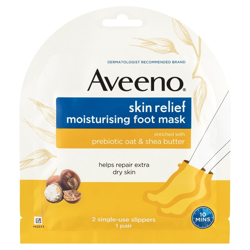 Aveeno 艾维诺 天然燕麦舒缓保湿足膜 1对