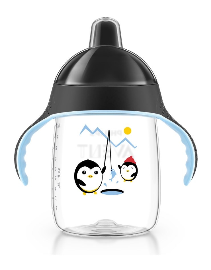 Avent 新安怡 婴儿无滴漏学饮水杯（黑色）340ml