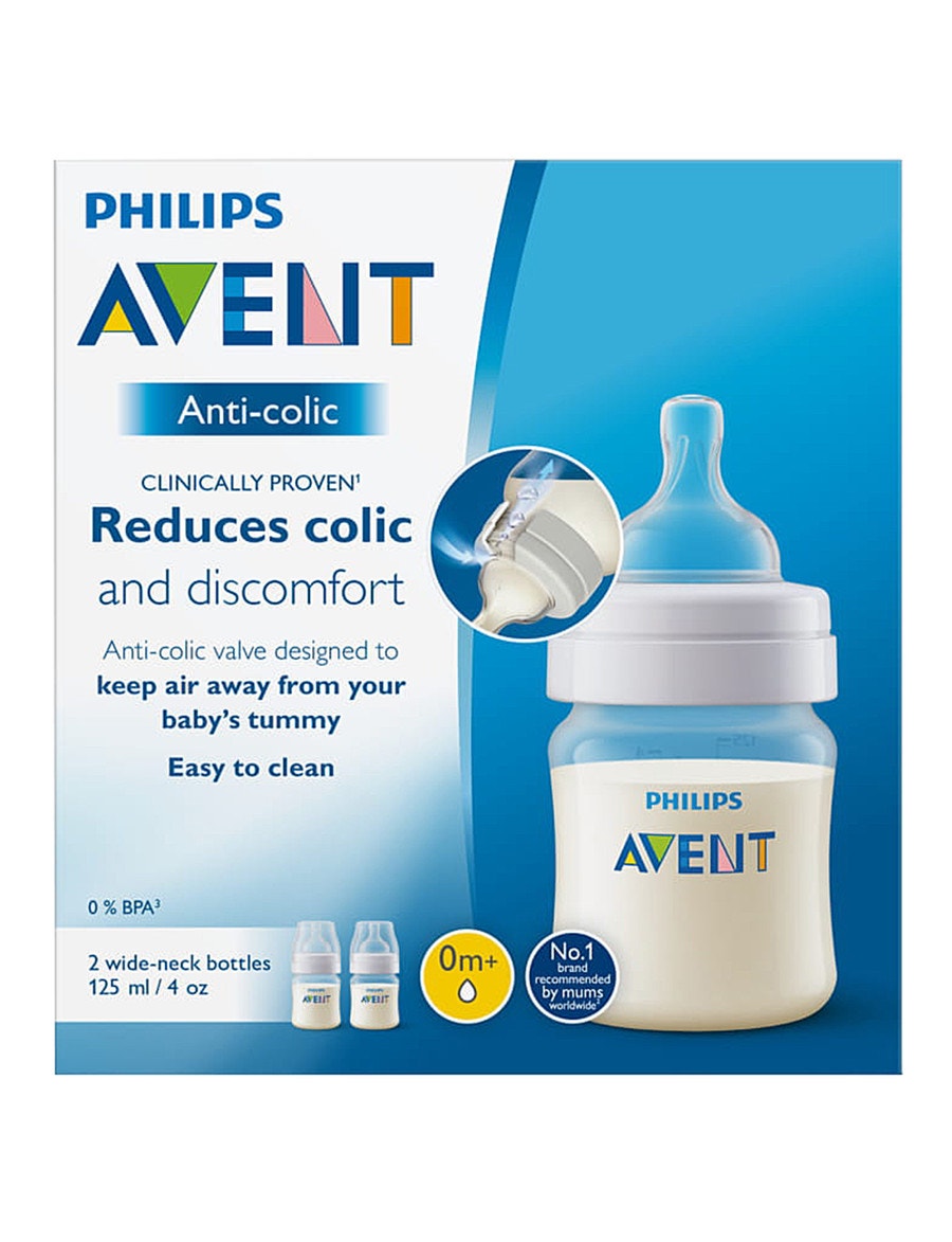 Avent 新安怡 澳洲高温耐热型奶瓶 (0m+ PP) 125mlx2