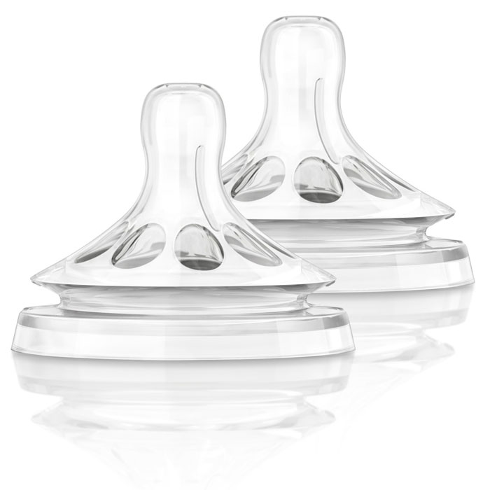 Avent 新安怡 自然质柔型可调速奶嘴 2个（适合3个月以上的宝宝）