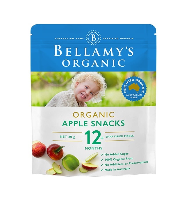 Bellamy's 贝拉米 有机苹果干水果干 宝宝零食 1岁以上 20g