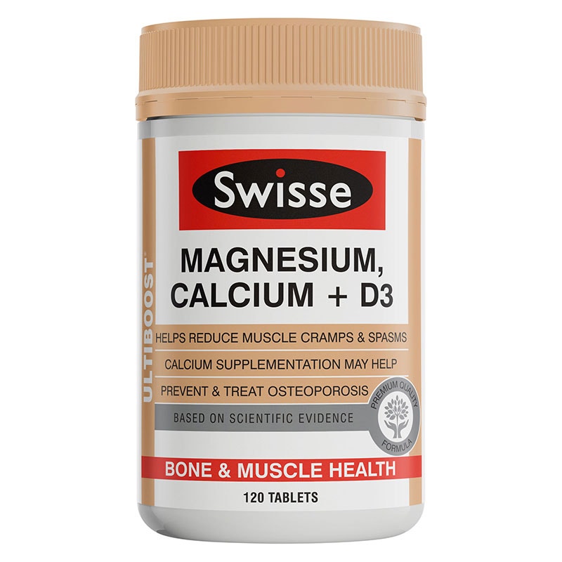 Swisse 镁钙+维生素D营养片 120片（补钙）