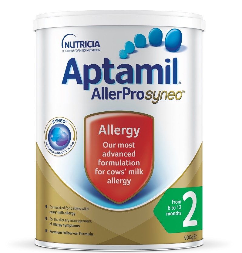 Aptamil 澳洲爱他美 金装婴幼儿配方奶粉 牛奶过敏专用 AllerPro深度水解（2段）  6-12个月 900g