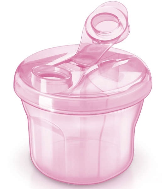 Avent 新安怡 奶粉分装盒 便携式奶粉格 粉色