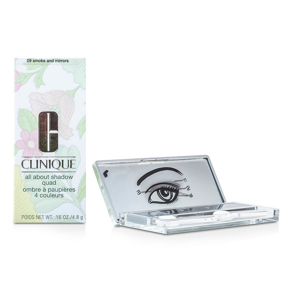 Clinique 倩碧 女士四色持久亮彩眼影盒 4 8g Smoke and Mirrors