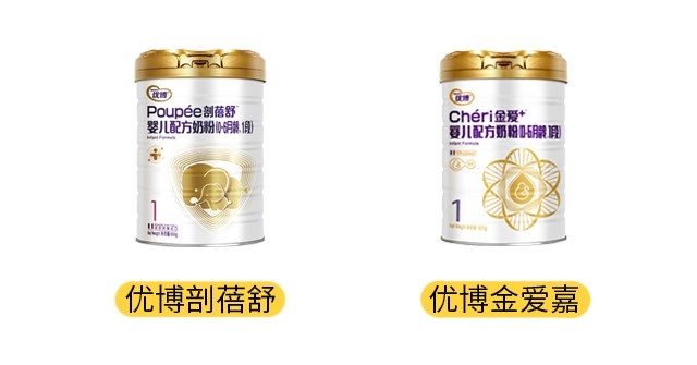 圣元优博金爱嘉和优博剖蓓舒产品图