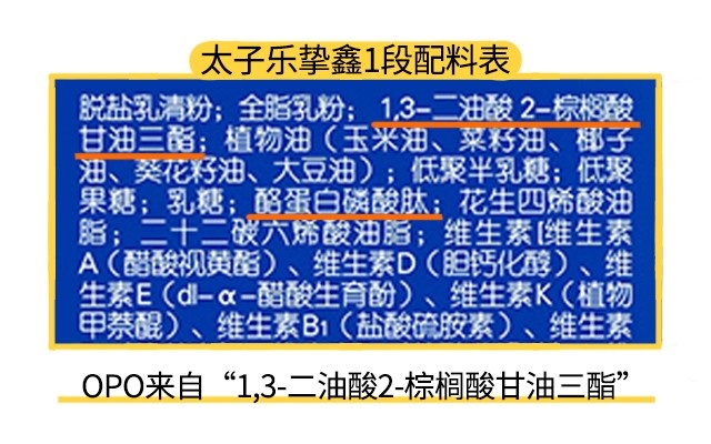 太子乐挚鑫1段配料表