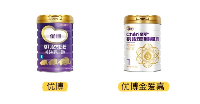 圣元优博和优博金爱嘉产品图